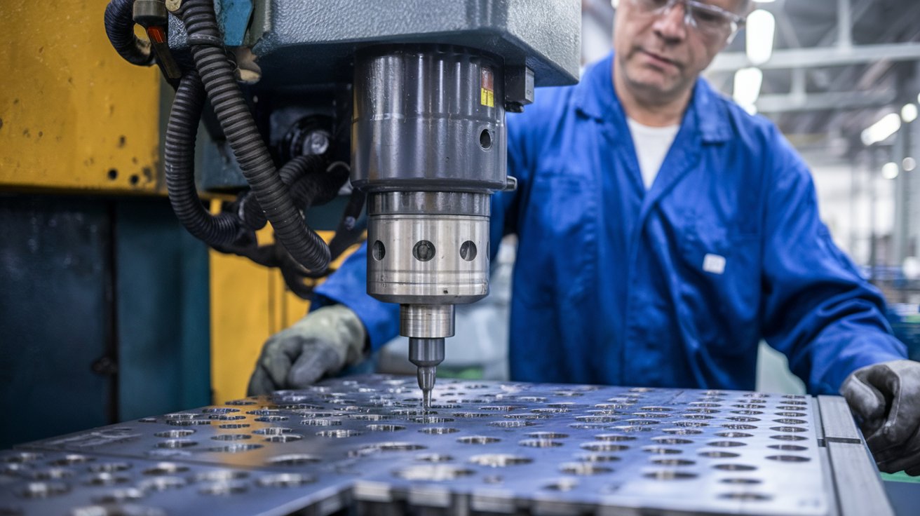 a-medium-shot-of-a-worker-operating-a-turret-punch